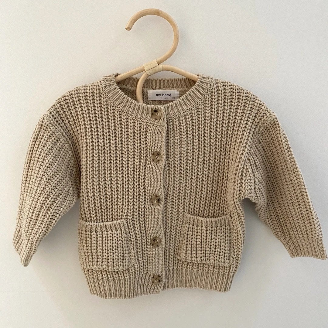 Chunky Knit Cardigan Little Foxx Concept Store