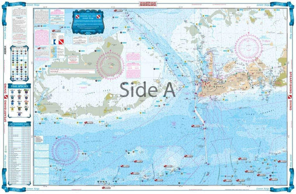 Waterproof Charts 10F Straits of Florida Fish and Dive – Crook and