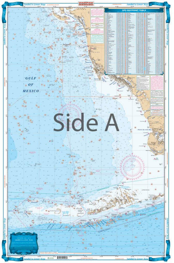 WATERPROOF CHARTS Offshore Fish/Dive Chart: 99F - Florida, Georgia