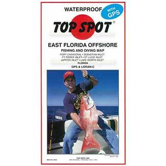 Top Spot Fishing Map N228, Gulf of Mexico Offshore – Crook and