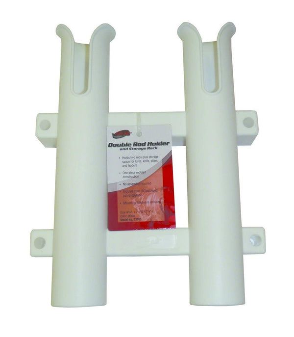 DU-BRO Fishing Trac-A-Rod Holders,White