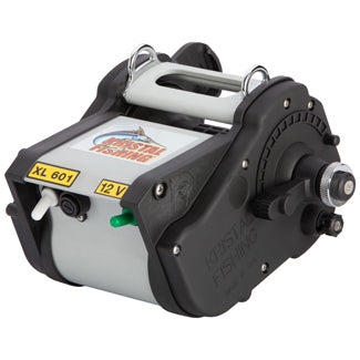 Kristal XL621 12 Volt Electric Reel - Single Speed – Crook and Crook  Fishing, Electronics, and Marine Supplies