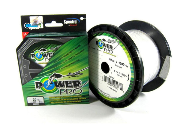 POWER PRO 15LB. X 150 YD. WHITE – Crook and Crook Fishing, Electronics, and  Marine Supplies