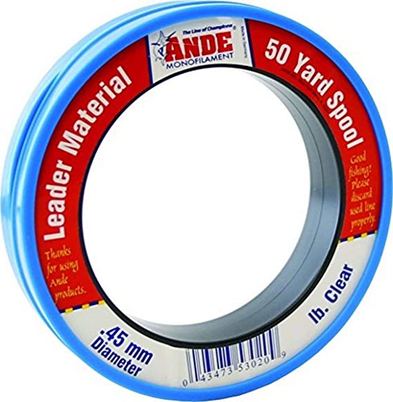 Ande Premium Monofilament Line with 300-Pound Test, Clear, 0.25-Pound Spool  (33-Yard)