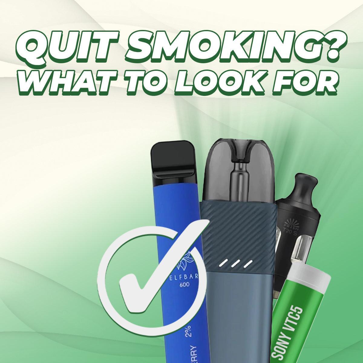 Quit Smoking? What to Know Before Buying a Vape
