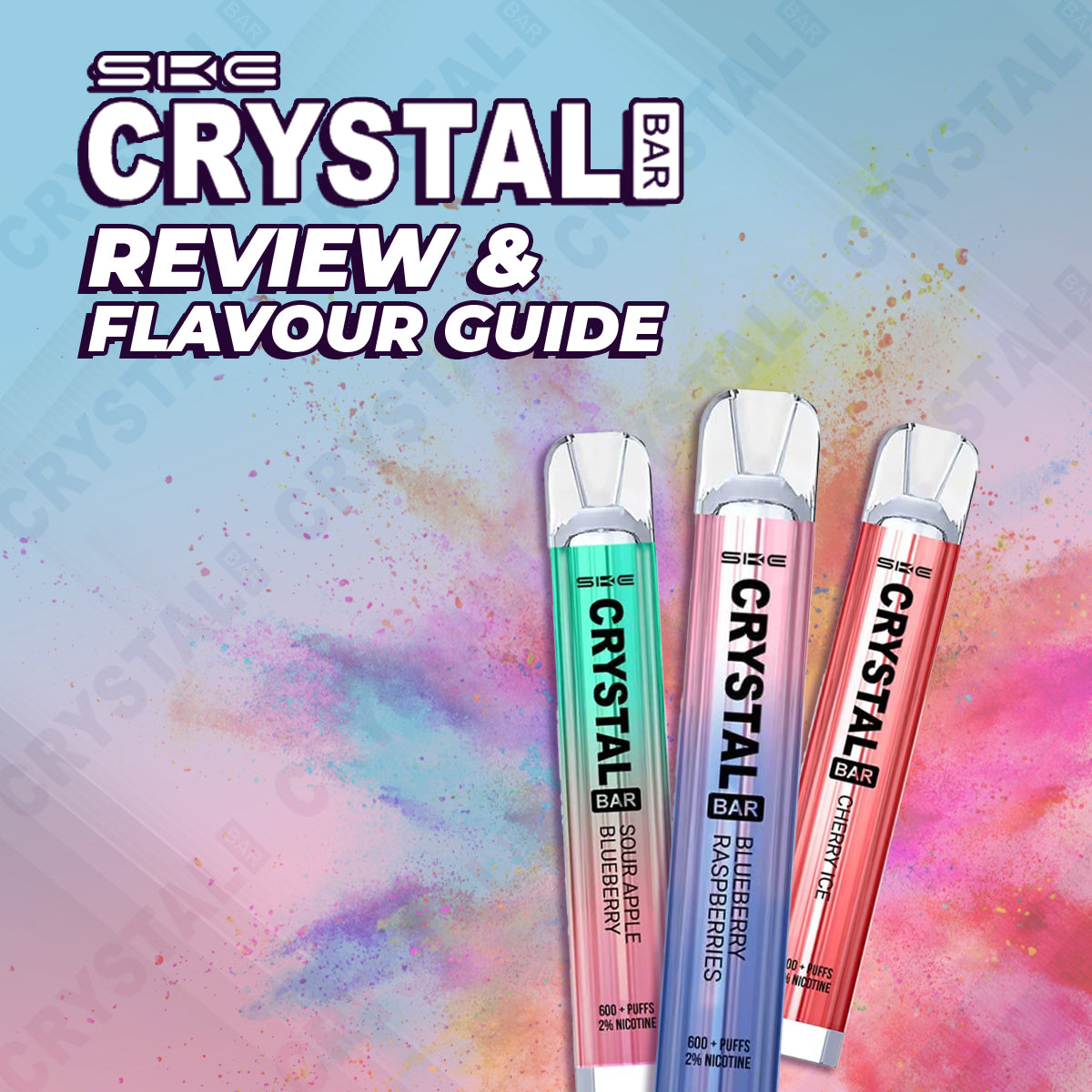 SKE Crystal Bar Disposable Vape Review & Full List Of Flavours