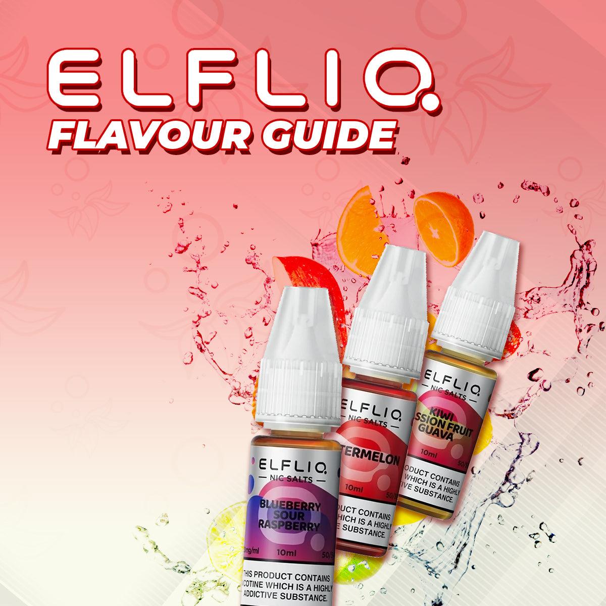 Elf Bar Elfliq Flavour Guide