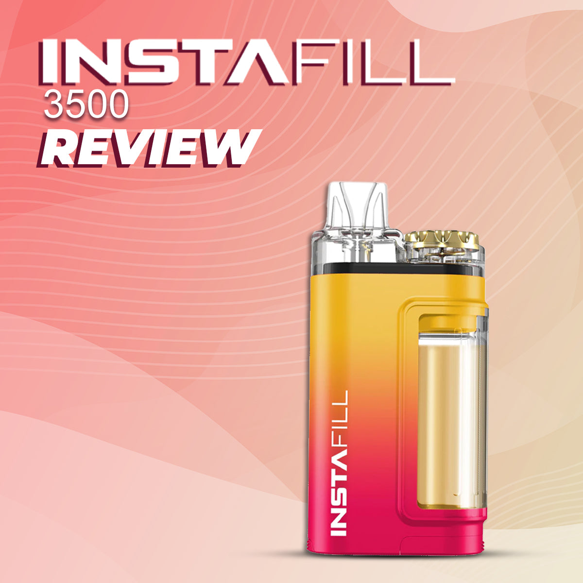 Instafill 3500 Rechargeable Disposable Vape Review