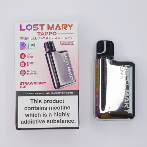 Lost Mary Tappo Vape Kit  Free Pack Of Pods Included