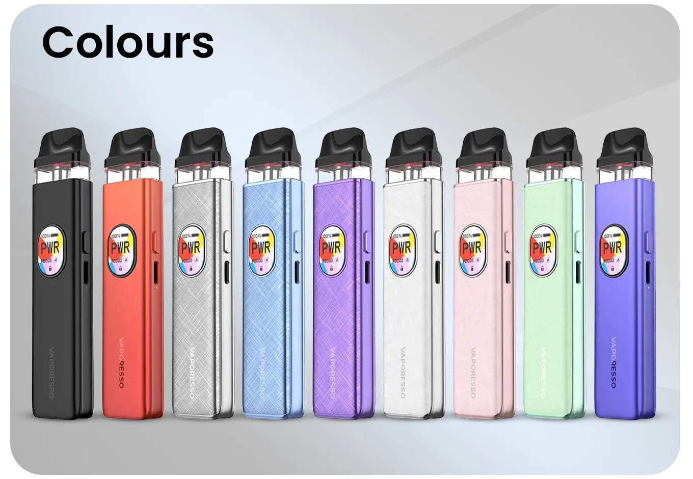 Vaporesso XROS 5 colour finishes