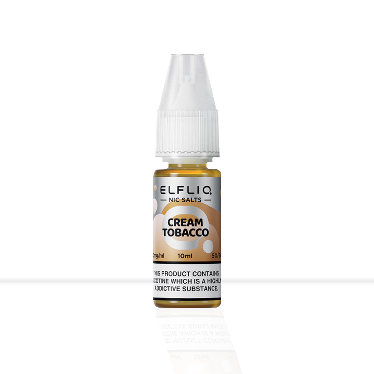 Cream Tobacco: Light Orange Elfliq Nic Salt E-Liquid