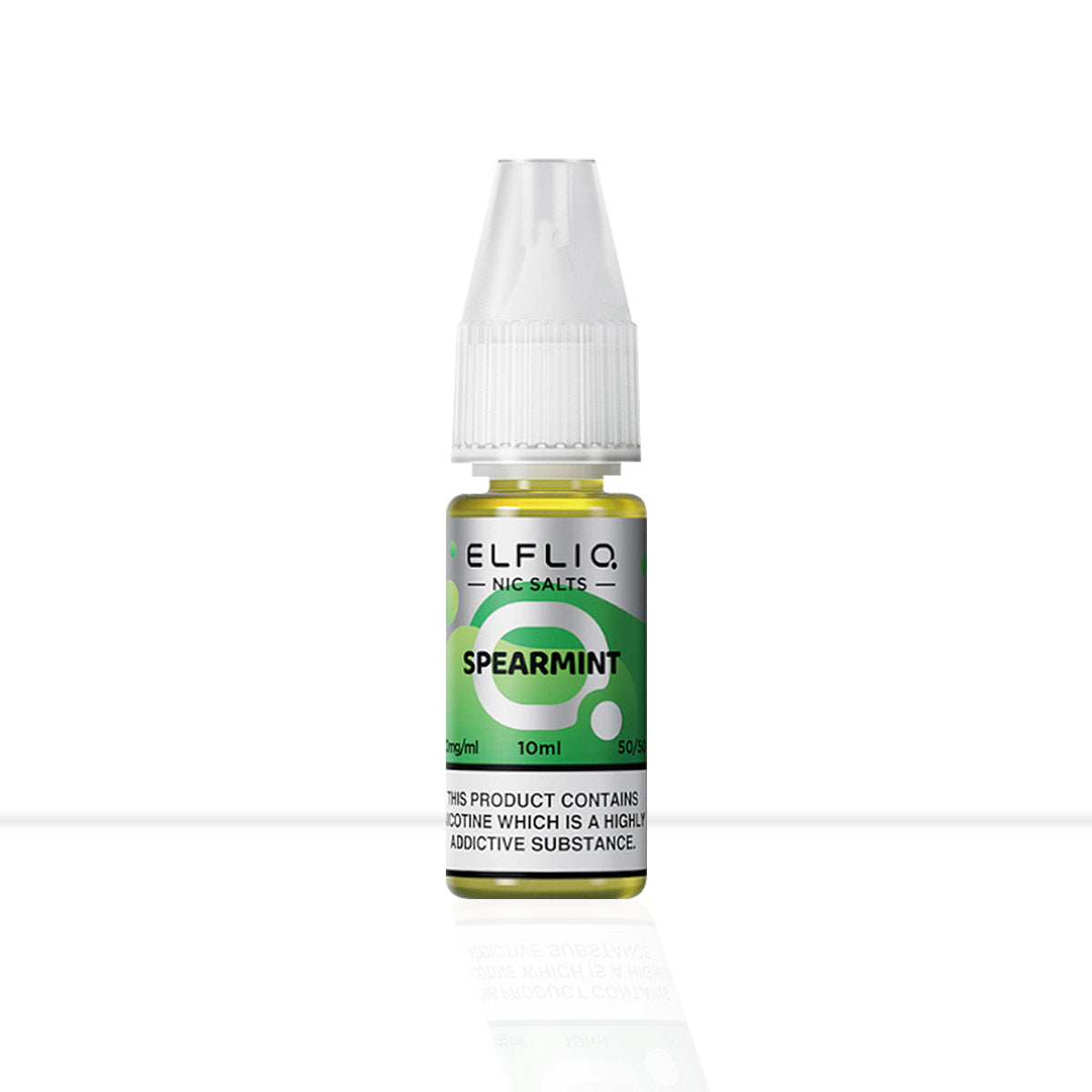 Spearmint: Green Elfliq Nic Salt E-Liquid