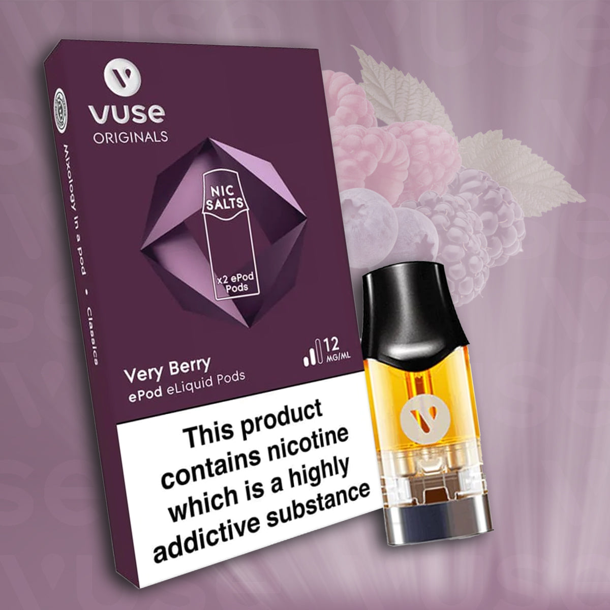 Vuse Vpro Epod Very Berry Vape Pods