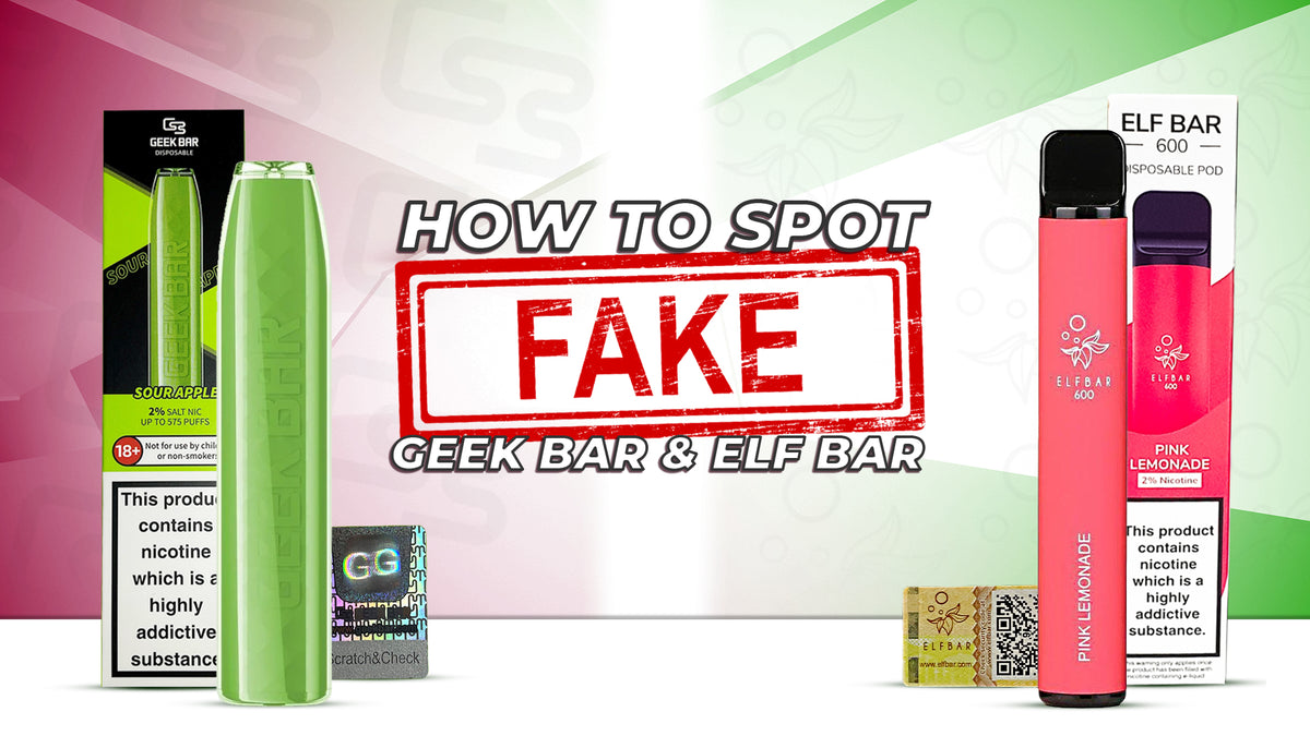 Fake Or Real: How to Spot Geek Bar and Elf Bar Disposables 