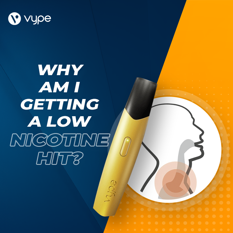 Why am I Getting a Low Nicotine Hit?