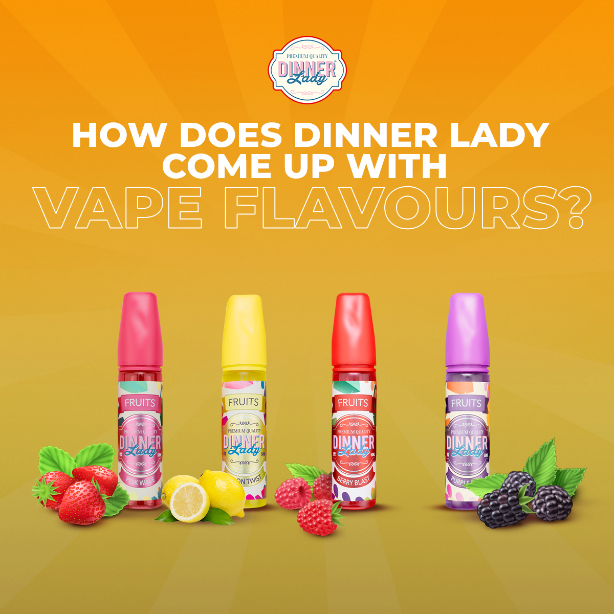How does Dinner Lady come up with vape flavours?