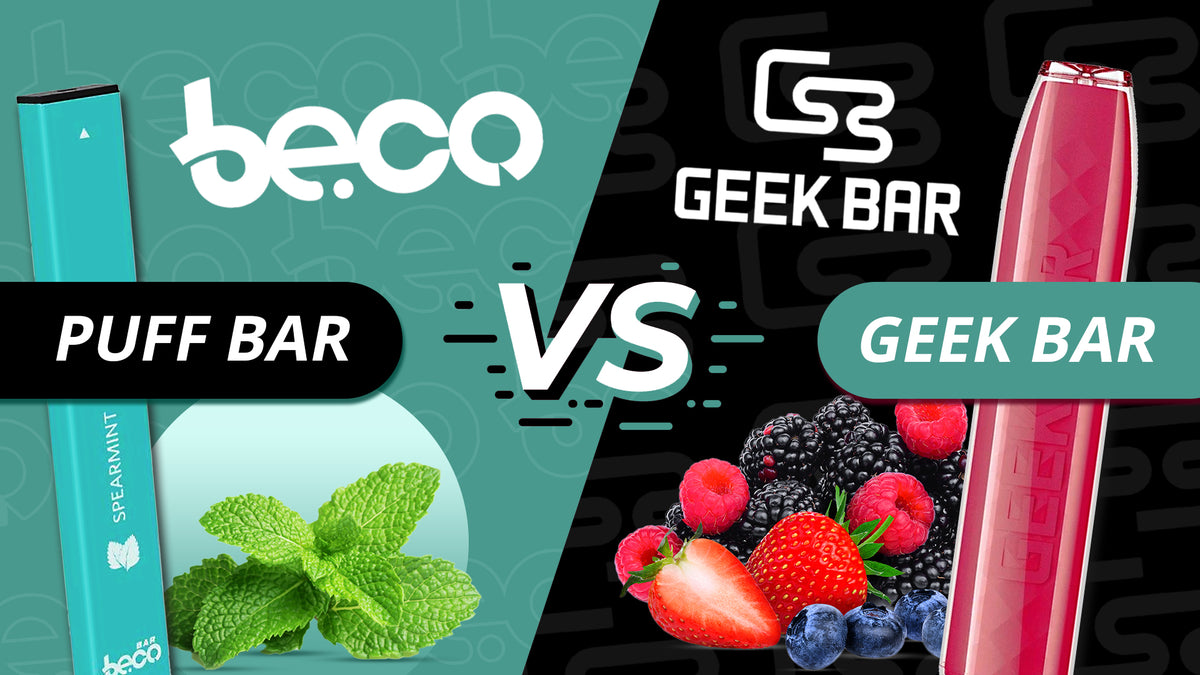 Beco Puff Bar and Geek Bar Disposables — Comparison Review