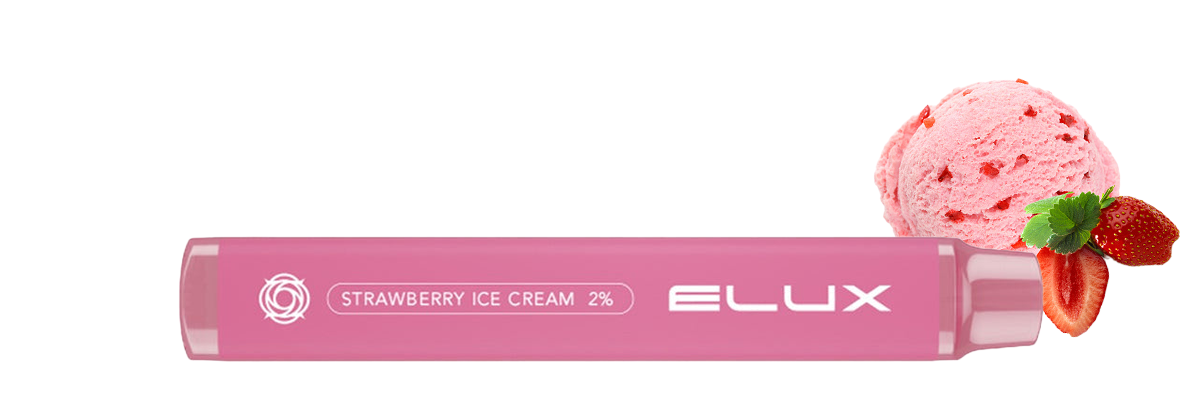 Strawberry Ice Cream: Pink Elux Bar