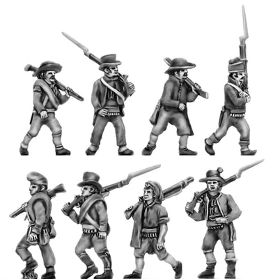 NEW - Spanish guerrillas marching (18mm)
