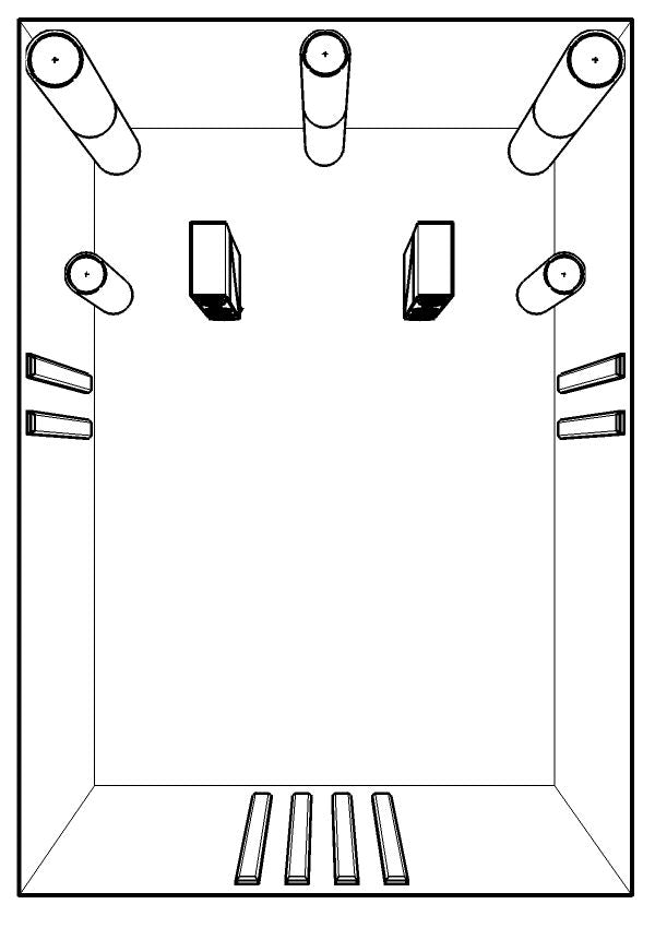 tubetrap and soundplank acoustic control intermediate setup