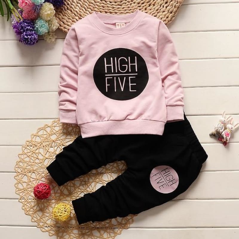 1 2 3 4 Year Children Clothing Set Long Sleeve Shirts Pants Kids Clothes for Boys Girls My Web Store Shopping