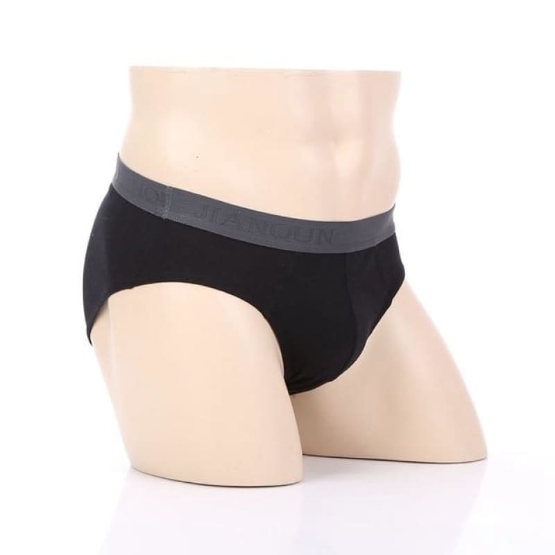 100% Cotton Men's Briefs Breathable Underpants For Male Mid-waist Men's Cotton Panties My Web Store Shopping