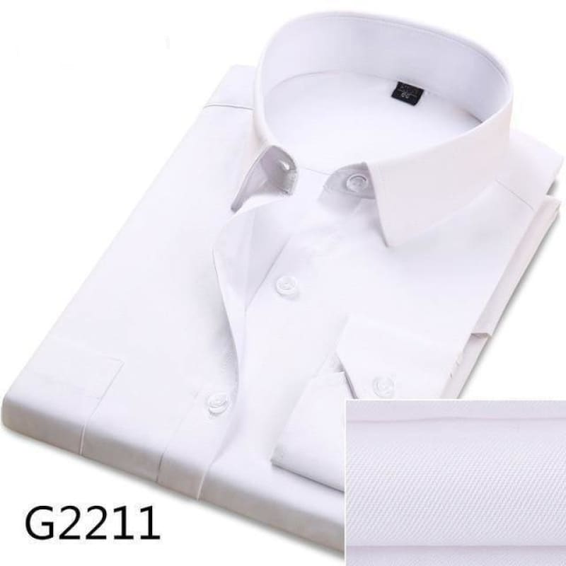 Men Shirt long Sleeved Solid Twill Striped Male Formal Shirts Brand Slim Fit Business Shirt freeshipping - My Web Store Shopping