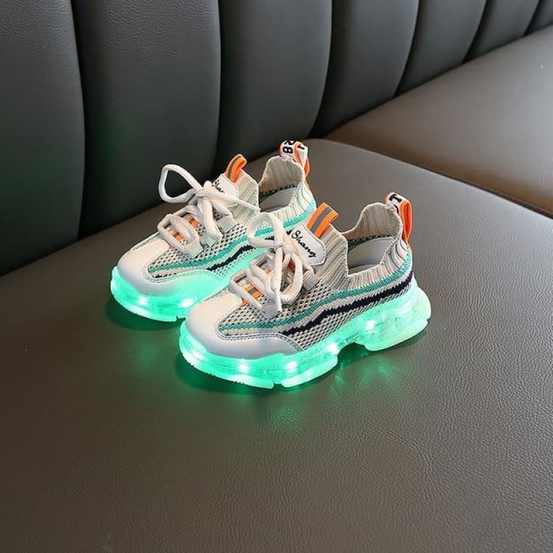 New Glowing Up Kids Shoes Breathable Boys Girls Sport Shoes Children Casual  Sneakers Baby Luminous - My