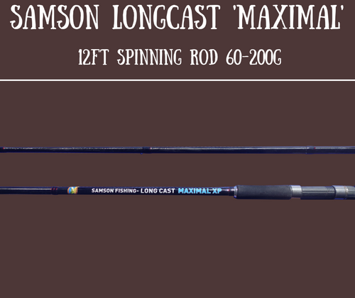 Samson Long Cast 12ft Spinning Rod - TODOS – SamsonFishing