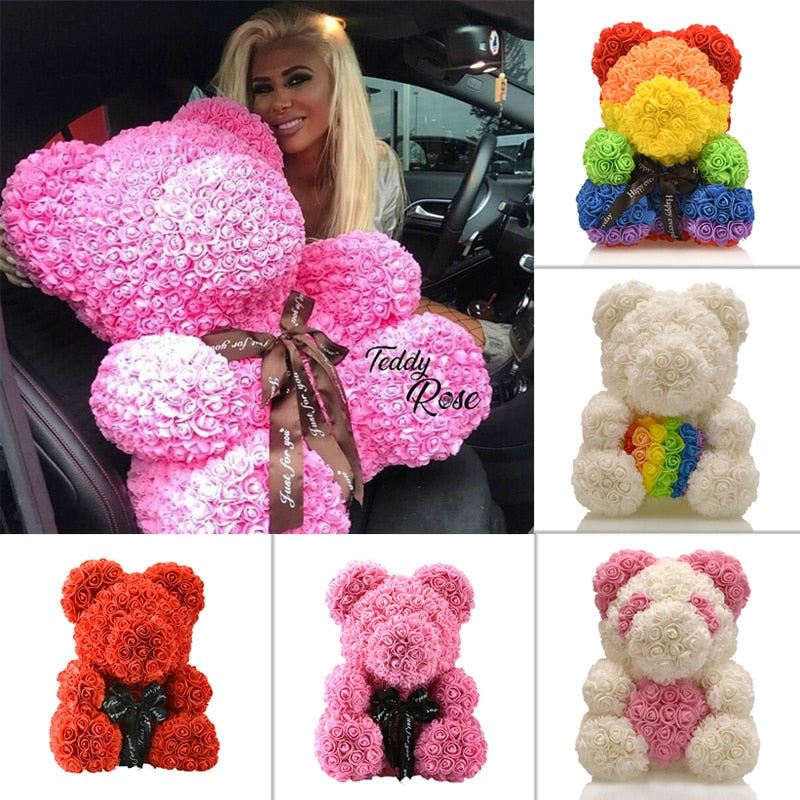 rose teddy bear cheap