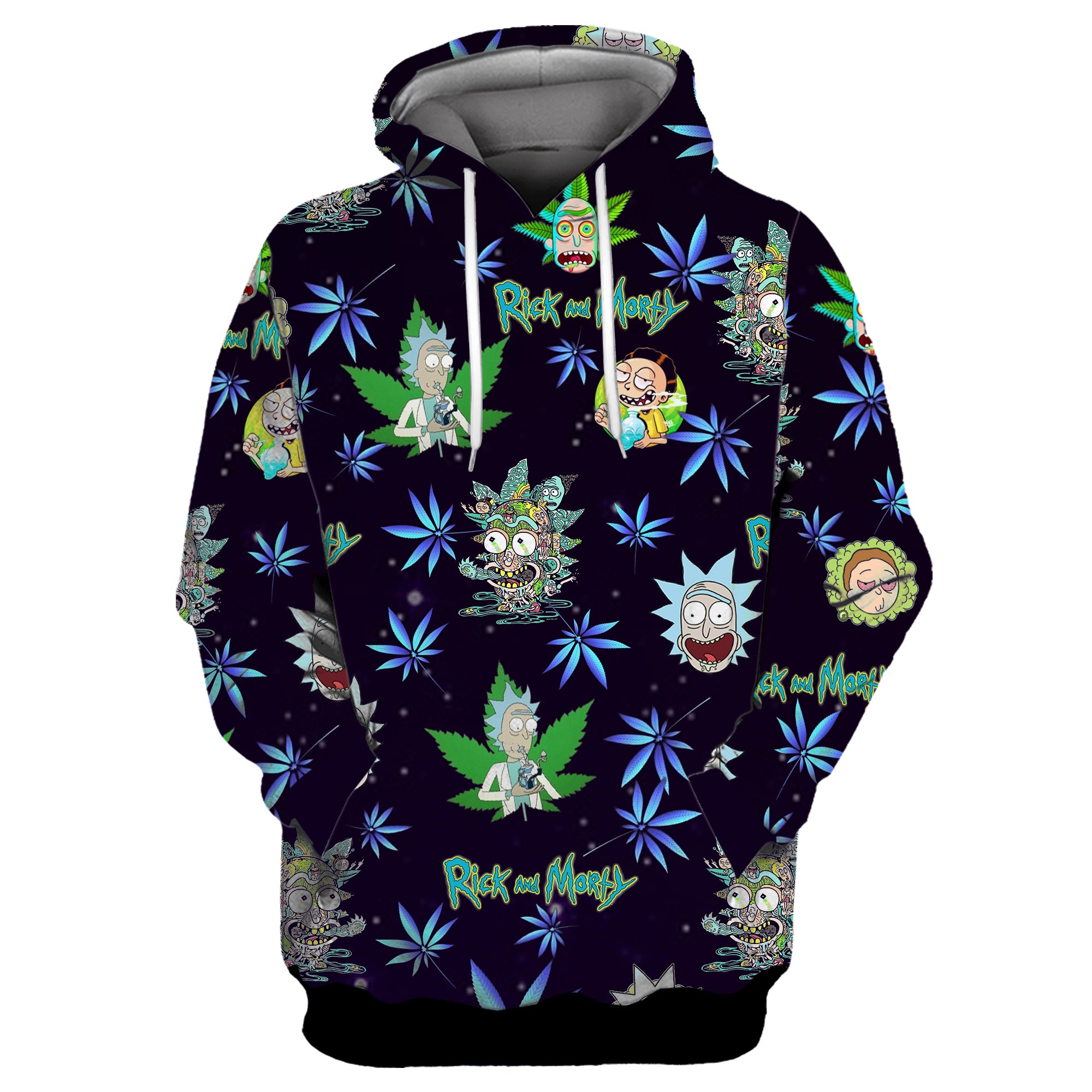 rick and morty zip up jacket