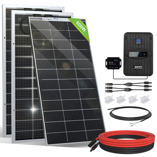 130W 260W 520W 12V 1/2/4-Panel Off Grid Solar Kits with Flexible Mono Solar  Panel