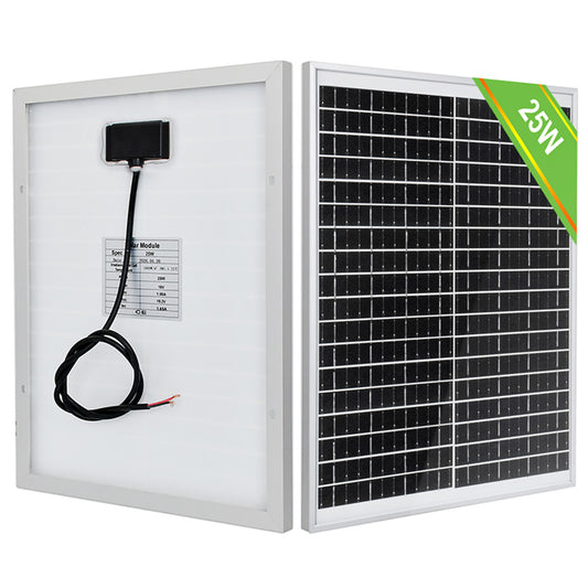 ECO-WORTHY Solarpanel 10W Solarmodul 12v Solarzelle Pv 12 Volt zum Aufladen  von 12V Batterien & Kemo M149N Solar-Laderegler 12 V/DC 10A / 20A.  Verhindert Überladen des Akkus, mit LED-Anzeigen : : Gewerbe