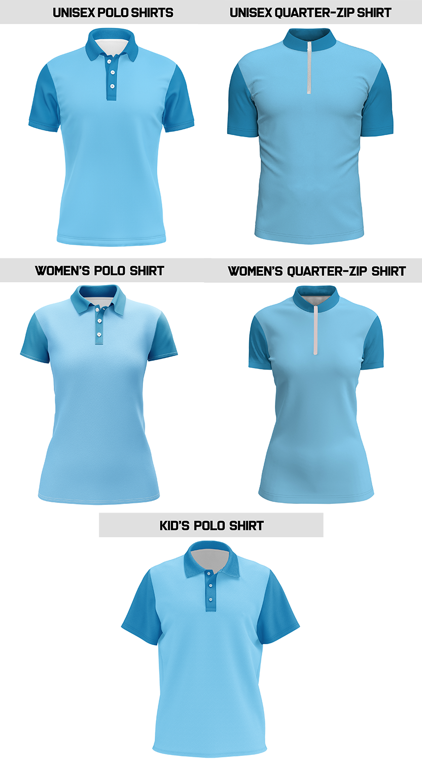 Blue Winter Holly Seamless Custom Womens Sleeveless Polo Shirt