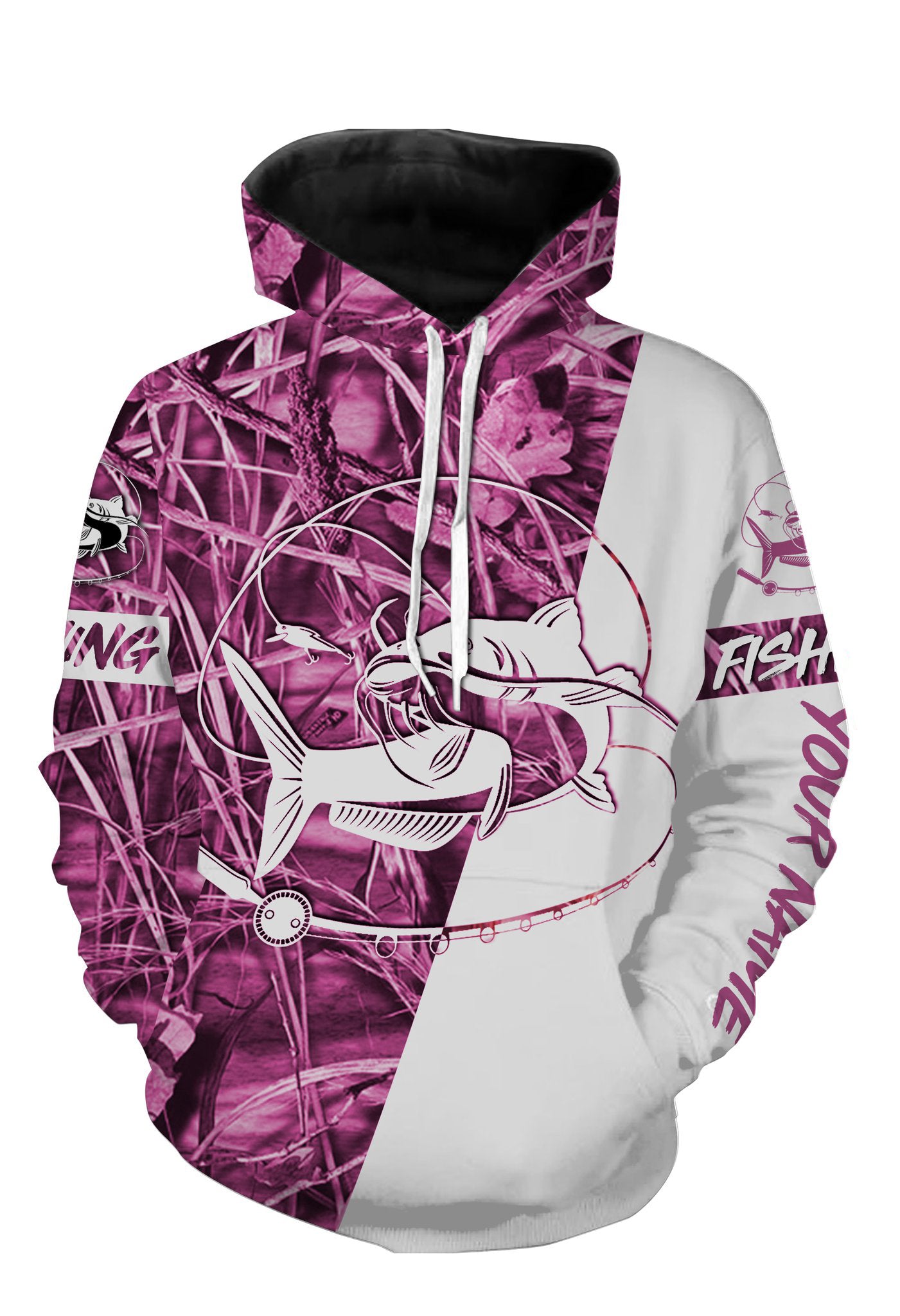 pink camo zip up hoodie