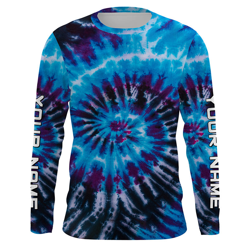 SEA TIE-DYE L S TEE BLACK_TIE_DYE - L - Tシャツ