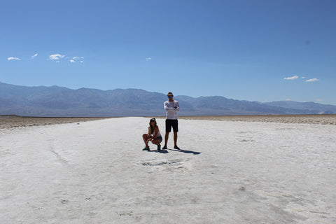 Death Valley National Park, Badwater Basin. Lowest point. 