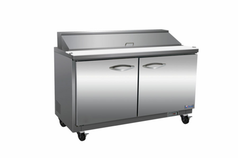 Ikon ISP48 Refrigeration Sandwich and Salad Prep Unit with 12 cu. ft. capacity