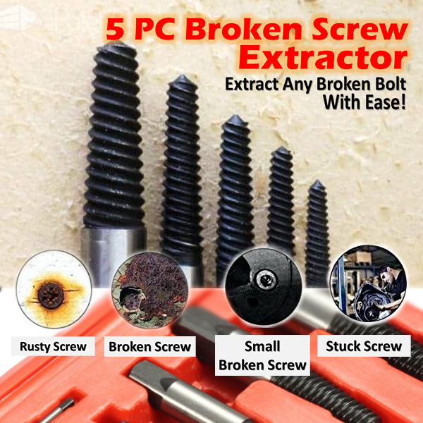 easy way to remove broken screw extractor