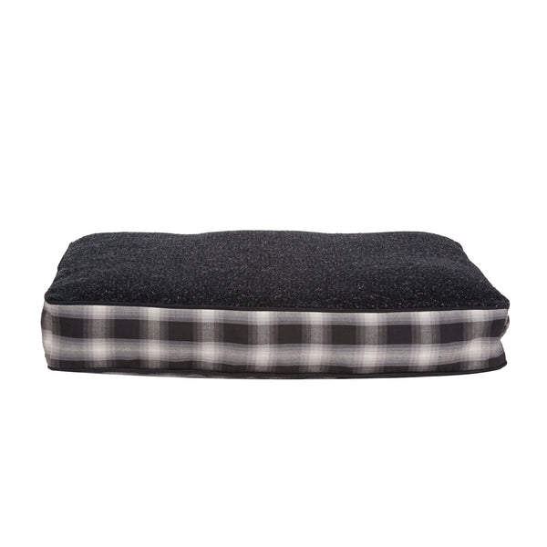 Pendleton Dog Bed  Grey Stewart Tartan Plaid Pet Napper