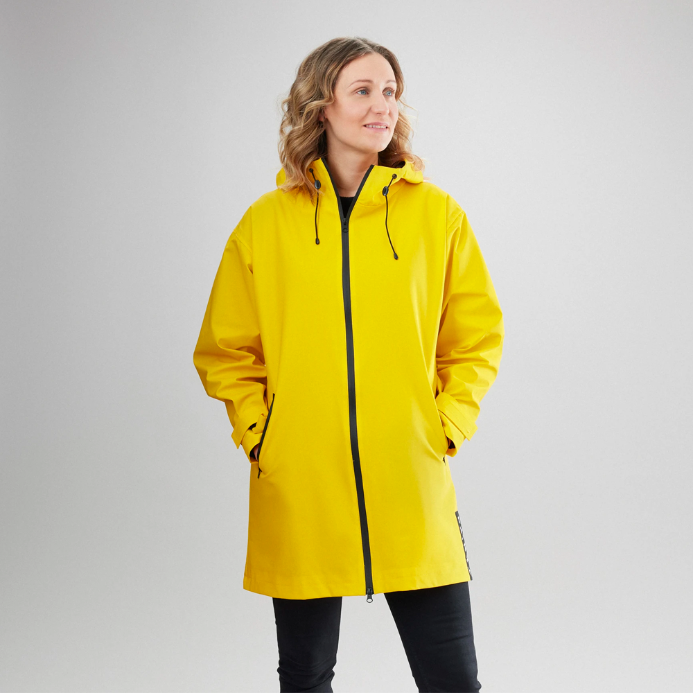 Paikka Reflective Women’s Raincoat Long | Waterproof Rain Jackets