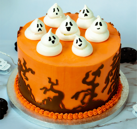 Haunted Forest Spiced Pumpkin Cake