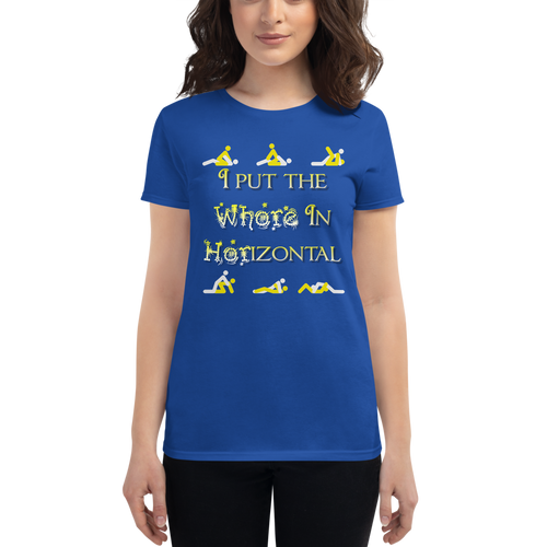Horizontal Life - Female Dark Shirt Design