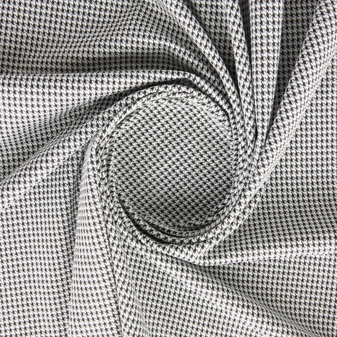 Houndstooth Ponte Jacquard Zelouf Fabrics