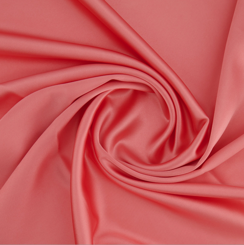 zelouf silky satin in coral wave