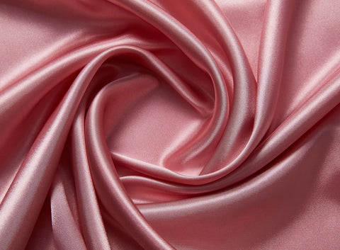 Solid Charmeuse in Pink Zelouf Fabrics