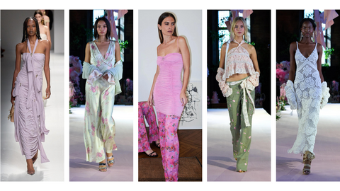 Pastel fabrics for spring