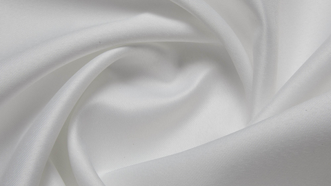 silky mikado fabric white