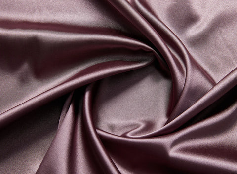 Zelouf solid iridescent stretch satin