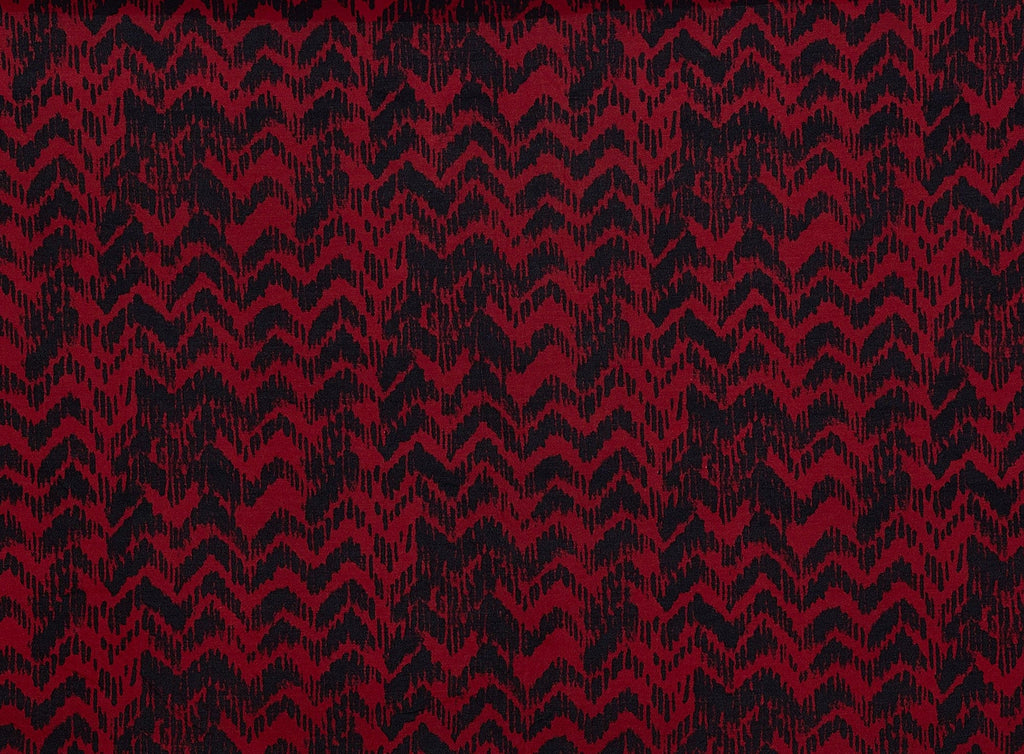 393 SCARLET/BLK | 12224-1888 - CHINA ITY PRINT - Zelouf Fabrics